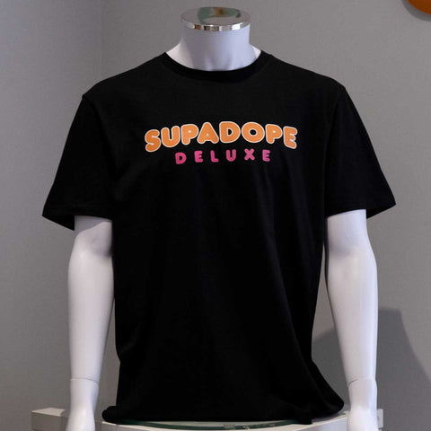 Classic SUPADOPE DELUXE black t-shirt