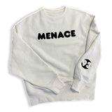 MENACE Off-White loose fit sweatshirt