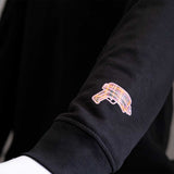Tartan SD motif sweatshirt - black